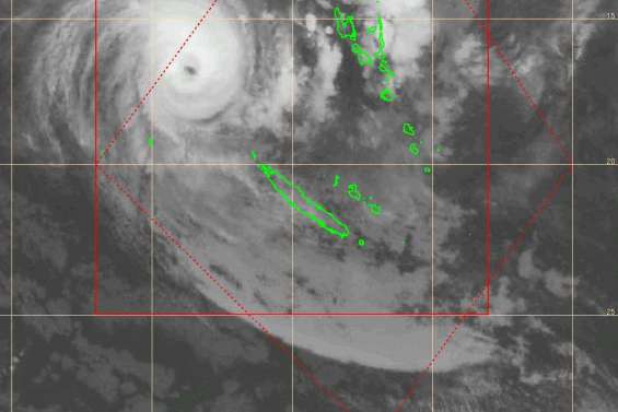 Sandra s'approche du Nord