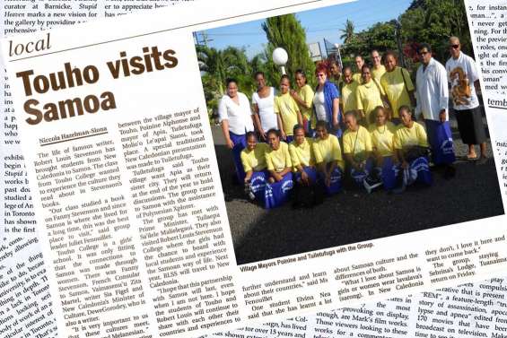 Les médias de Samoa flashent sur Augustin-Ty