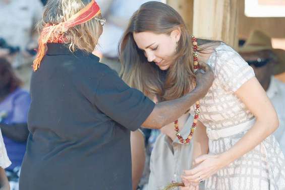 Catherine et William à Uluru