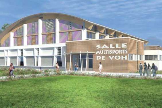 Une salle capable d'accueillir des compétitions pays