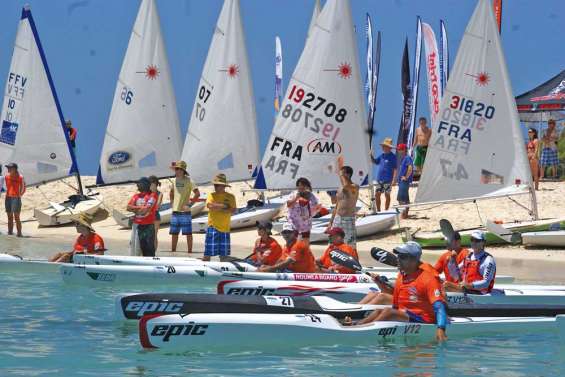 Dans une très légère brise