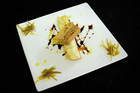 Terrine de foie gras aux agrumes