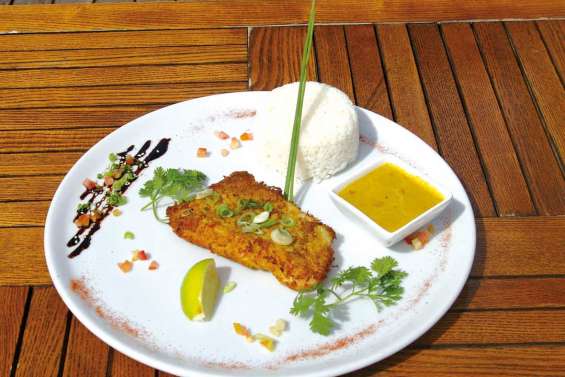 Perroquet pané curry-coco