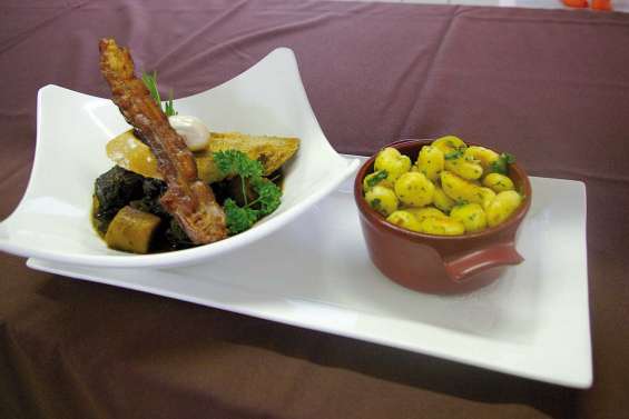 Joue de bœuf à l'ancienne façon bourguignonne