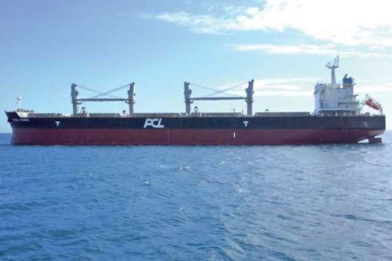 Le minéralier du marché chinois est arrivé