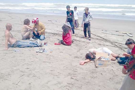 Des boat people au Cambodge