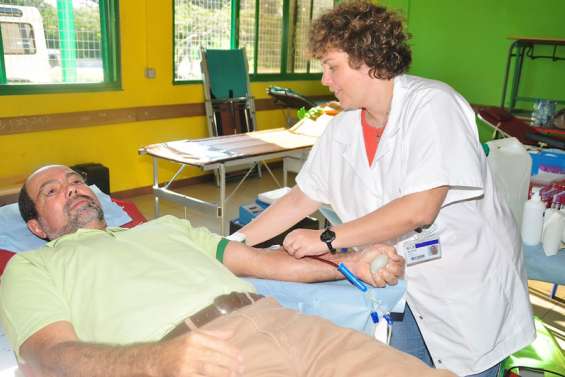 Trente-cinq personnes ont donné leur sang