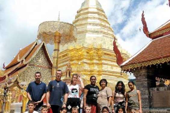Neuf jeunes judokas au pays du Sourire