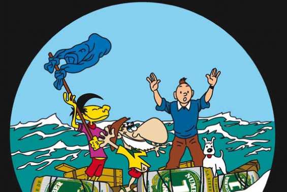 Tintin débarque en Kalédony