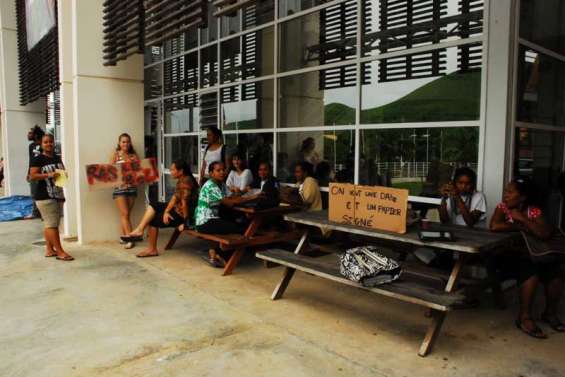 Les étudiants ont manifesté