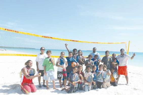 A la découverte du beach-tennis