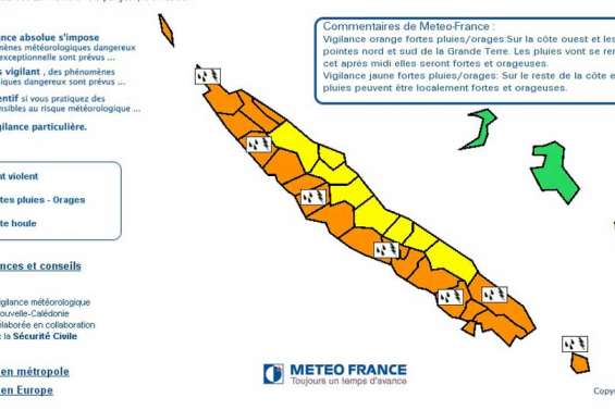 Fortes pluies : vigilance orange