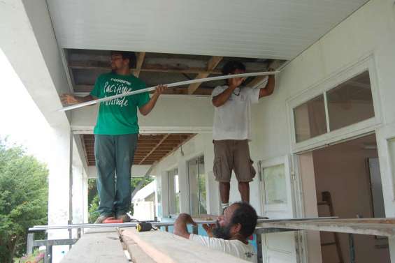 Derniers coups de marteau avant la rentrée scolaire