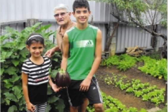 Une aubergine de poids