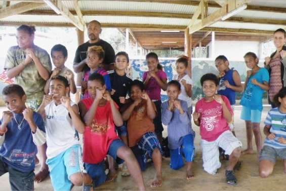 Les Kunié découvrent  le taekwondo