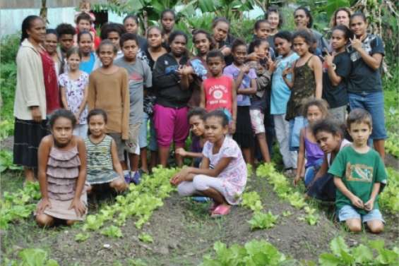 Un potager à l'école