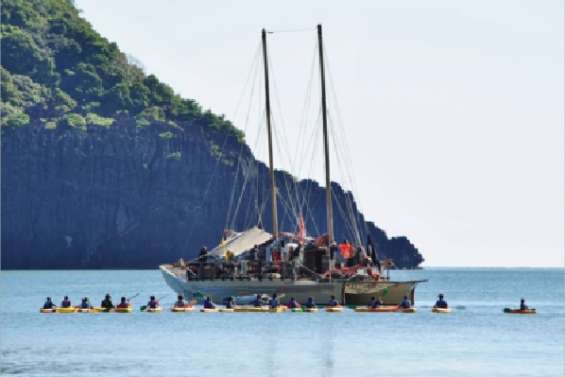 La pirogue Faafaite à bon port