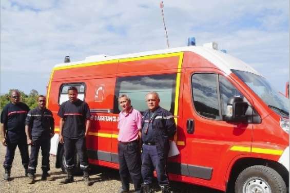 Les pompiers équipés