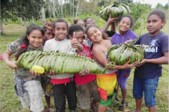 Les enfants font leur cuisine