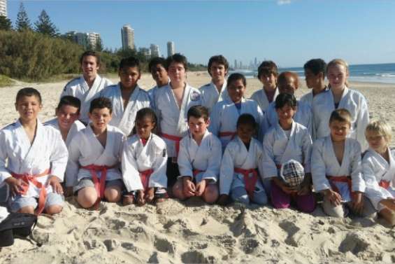 Les judokas à Gold Coast