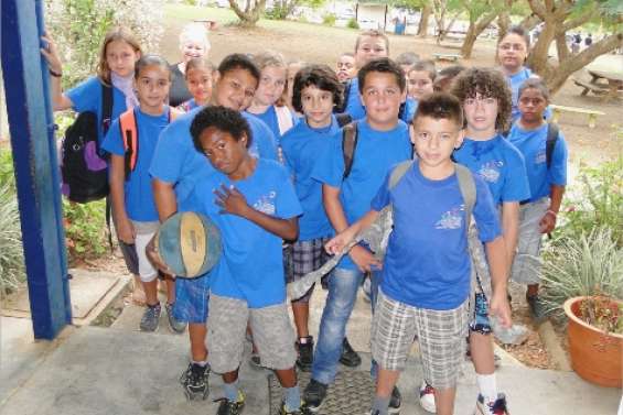 Les CM2 font la grimace