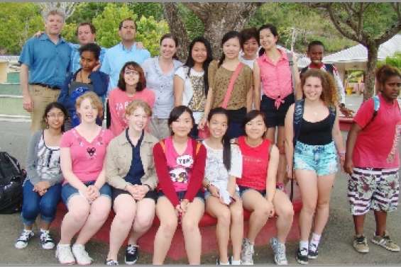 Des Australiennes de passage