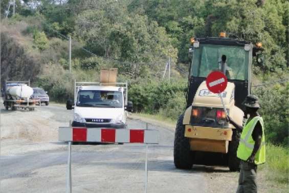 Travaux de purge sur la transversale