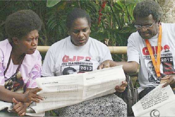 Les Vanuatais aux urnes