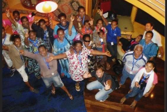 Des Kunié invités à bord