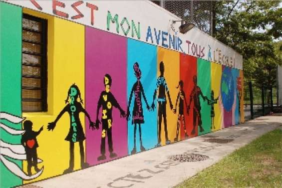 L'école Benebig fait le mur