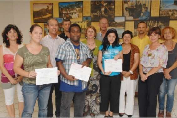 Les onze lauréats récompensés