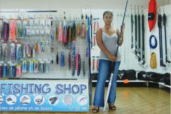 Comptoir pour mordus de pêche