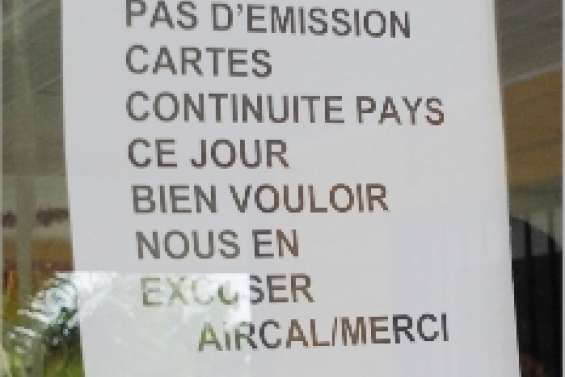 La carte se fait attendre