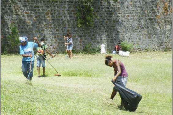Place nette pour les paquebots