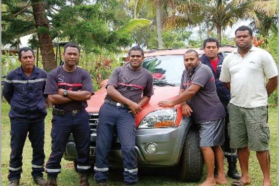 Le maire remercie les pompiers