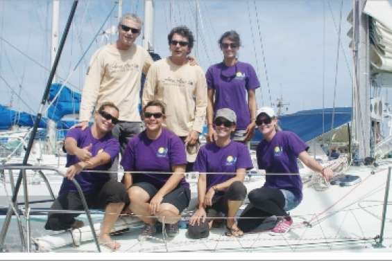 En régate à Auckland