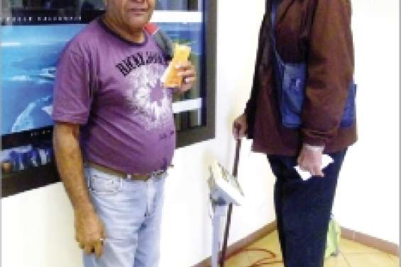 Les passagers d'Aircal sur la balance