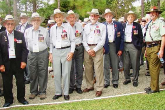 Les vieux soldats étaient là