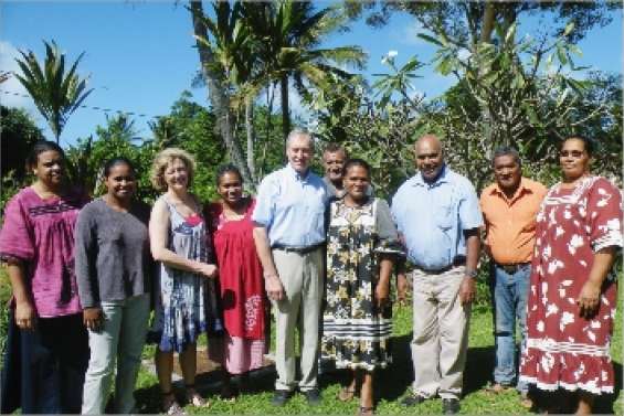 Le président des maires en visite