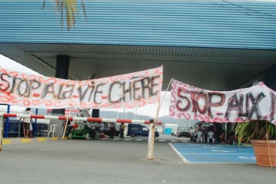 Grévistes très déterminés