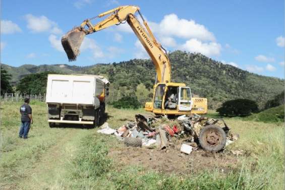 Débarrassée des déchets