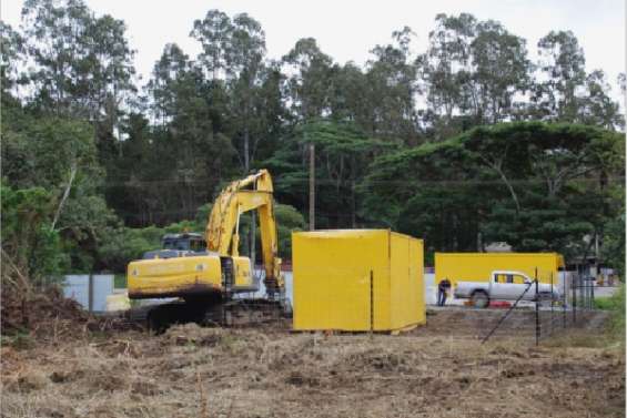 Le chantier du lycée s'anime