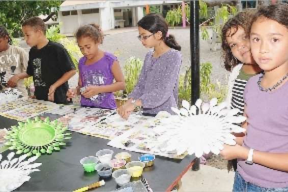 Les enfants créateurs à l'école Mermoud