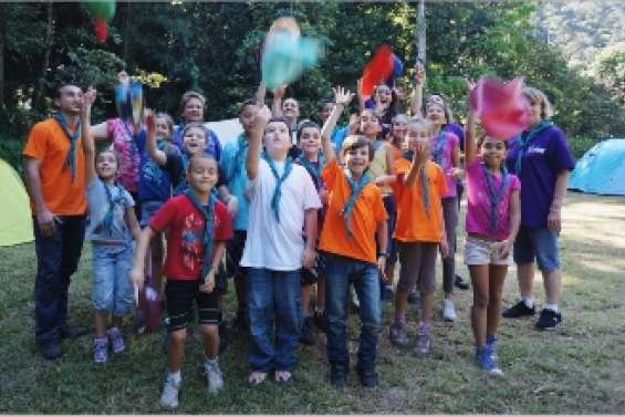 Premier camping des scouts marins