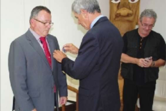 Daniel Blaise, chevalier de l'ordre du Mérite