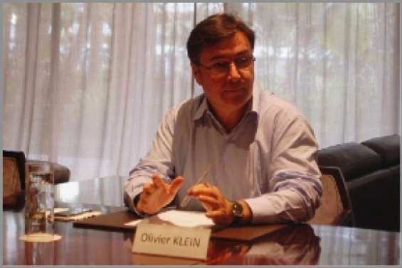 Le patron de la Bred  en visite