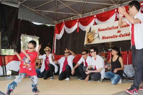 Les Indonésiens en fête