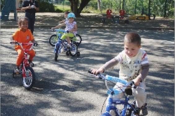 Séances de motricité à vélo