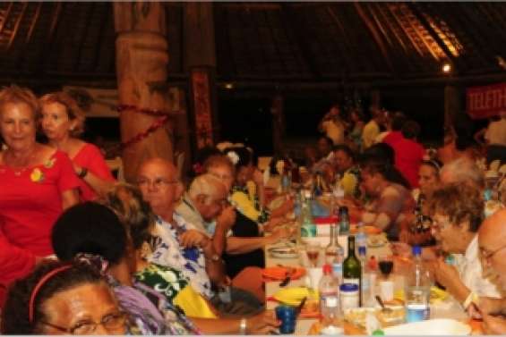 Une table solidaire pour le Téléthon