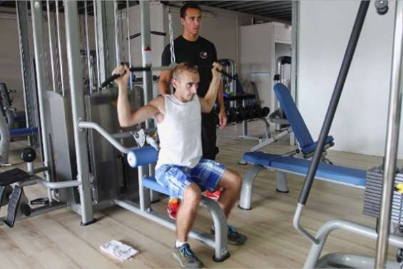 Une salle de sports prend forme